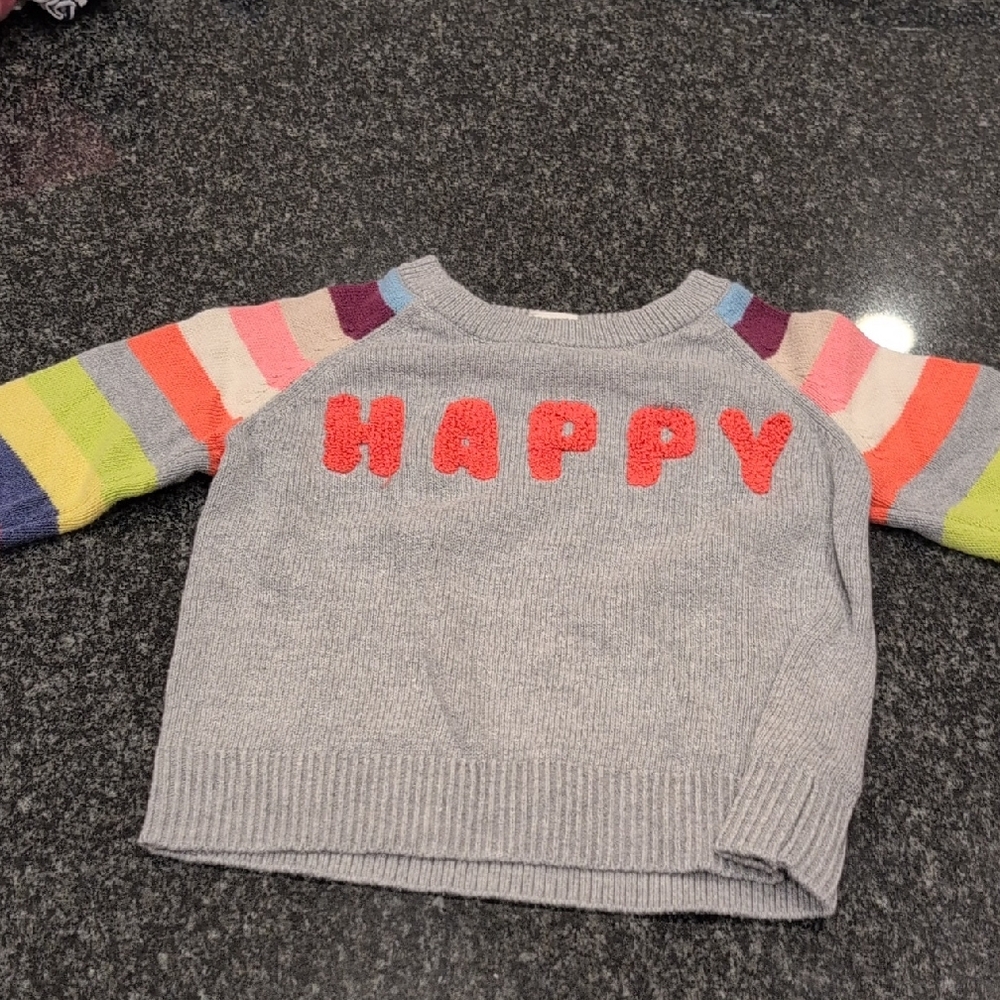 GAP Toddler Gray Knit Sweater